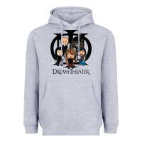 Heather Grey Dream Theater Heavyweight Hoodie - InspiraDesign