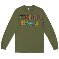 Army Green chica bonita Long Sleeve Tee - BundleAndBundleShop