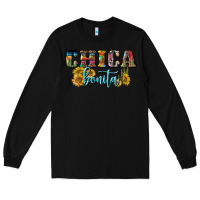 Black chica bonita Long Sleeve Tee - BundleAndBundleShop
