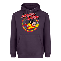 Plum the mighty mouse Heavyweight Hoodie - InspiraDesign