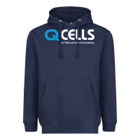 Navy Mesmerizing Q Cells Heavyweight Hoodie - InspiraDesign