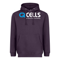 Plum Mesmerizing Q Cells Heavyweight Hoodie - InspiraDesign