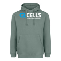 Sage Mesmerizing Q Cells Heavyweight Hoodie - InspiraDesign