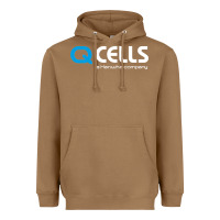 Toasted Coconut Mesmerizing Q Cells Heavyweight Hoodie - InspiraDesign