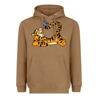 Toasted Coconut tigger Heavyweight Hoodie - InspiraDesign