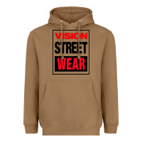 Toasted Coconut VISION STREET WEAR Heavyweight Hoodie - InspiraDesign