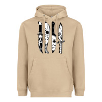 Mushroom knives horror movie friday halloween horror goth evil t shirt Heavyweight Hoodie - InspiraDesign