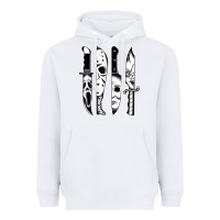 White knives horror movie friday halloween horror goth evil t shirt Heavyweight Hoodie - InspiraDesign