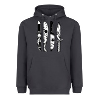 Smoke knives horror movie friday halloween horror goth evil t shirt Heavyweight Hoodie - InspiraDesign
