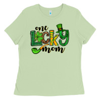 Matcha One lucky mom St. Patrick's Ladies Tee - OliviaCreatesArt