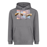 Storm creation of adam hands aesthetic t shirt Heavyweight Hoodie - InspiraDesign