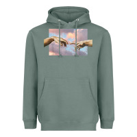 Sage creation of adam hands aesthetic t shirt Heavyweight Hoodie - InspiraDesign