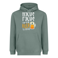 Sage Hocus Pocus I Need Beer To Focus Funny Halloween Witch 1 Heavyweight Hoodie - InspiraDesign