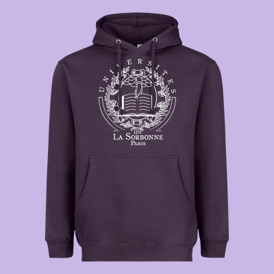 Universite Paris La Sorbonne Heavyweight Hoodie Designed By Inspiradesign
