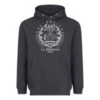 Smoke Universite Paris La Sorbonne Heavyweight Hoodie - InspiraDesign