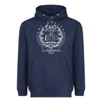 Navy Universite Paris La Sorbonne Heavyweight Hoodie - InspiraDesign