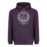 Plum Universite Paris La Sorbonne Heavyweight Hoodie - InspiraDesign