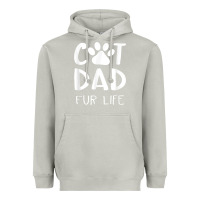 Moon Dust funny cat dad fathers day gift shirt fur life cat tee Heavyweight Hoodie - InspiraDesign