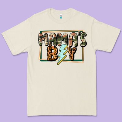 Mama's Boy Mother's Day Premium Tee Designed By Cowgirlartshop