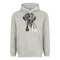 Moon Dust great dane sunglasses american usa flag 4th of july fourth t shirt Heavyweight Hoodie - InspiraDesign