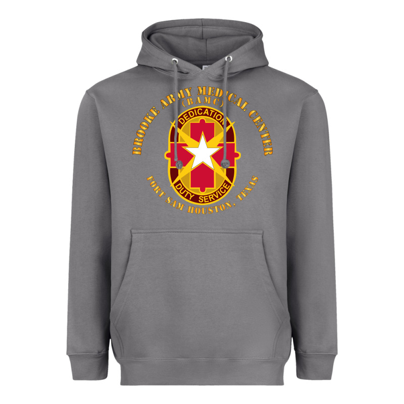 Brooke Army Medical Center Fort Sam Houston Tx Heavyweight Hoodie by InspiraDesign | Teevron