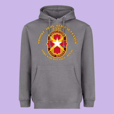 Brooke Army Medical Center Fort Sam Houston Tx Heavyweight Hoodie Designed By Inspiradesign