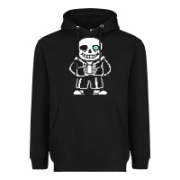 Black undertale sans Heavyweight Hoodie - InspiraDesign