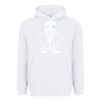 White undertale sans Heavyweight Hoodie - InspiraDesign