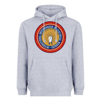 Heather Grey IBEW electrician Heavyweight Hoodie - InspiraDesign