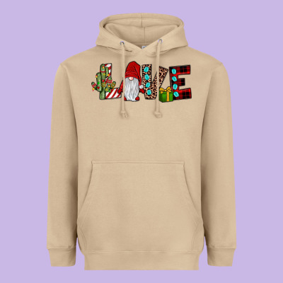 Love Gnome Heavyweight Hoodie Designed By Jahusdesignshop