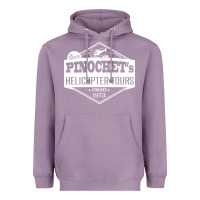 Lavender Pinochet Helicopter Tours Heavyweight Hoodie - InspiraDesign