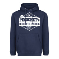 Navy Pinochet Helicopter Tours Heavyweight Hoodie - InspiraDesign