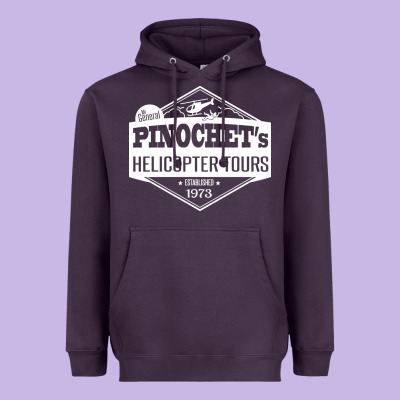 Pinochet Helicopter Tours Heavyweight Hoodie Designed By Inspiradesign