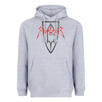 Heather Grey music emper Heavyweight Hoodie - InspiraDesign
