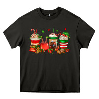 Asphalt Christmas elfs coffee Heavy Core Tee - Jasminsmagicworld