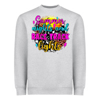 Summer Nights And Race Track Lights Heavyweight Sweatshirt | Teevron