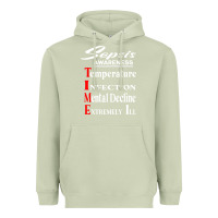 Matcha Sepsis Awareness  Know Sepsis Signs  Sepsis Surviv Heavyweight Hoodie - InspiraDesign