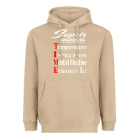 Mushroom Sepsis Awareness  Know Sepsis Signs  Sepsis Surviv Heavyweight Hoodie - InspiraDesign