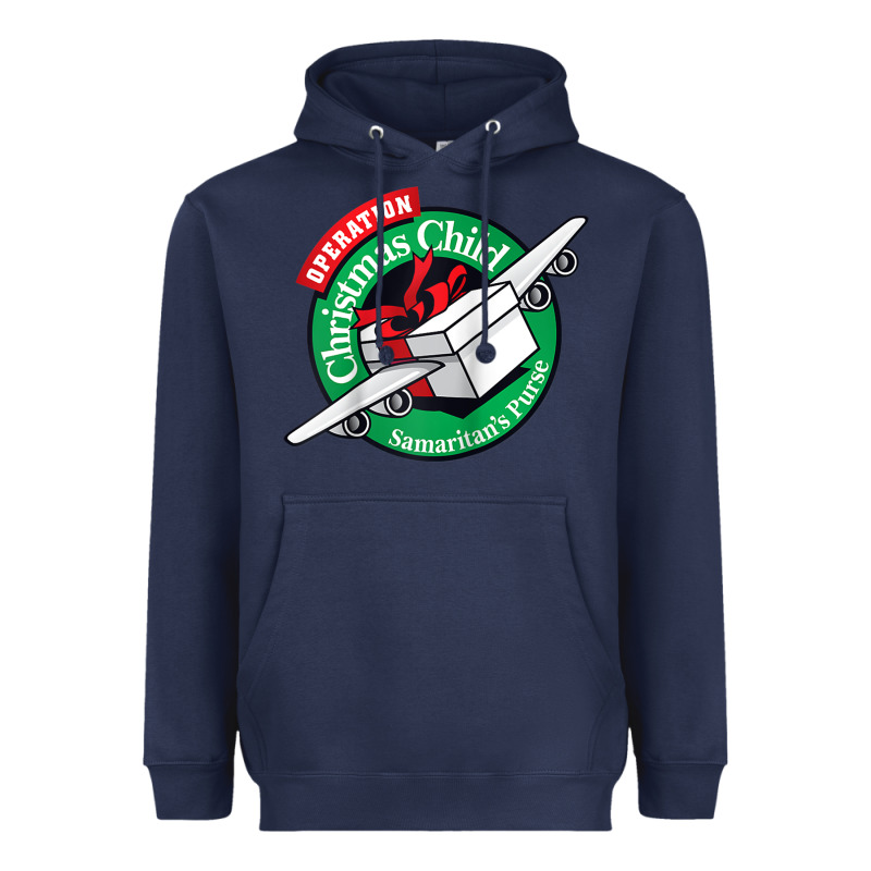 Samaritan's Purse Operation Christmas Child Funny Raglan Baseball Tee Heavyweight Hoodie by InspiraDesign | Teevron