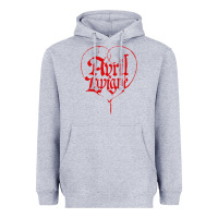 Heather Grey avril lavigne Heavyweight Hoodie - InspiraDesign