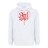 White avril lavigne Heavyweight Hoodie - InspiraDesign