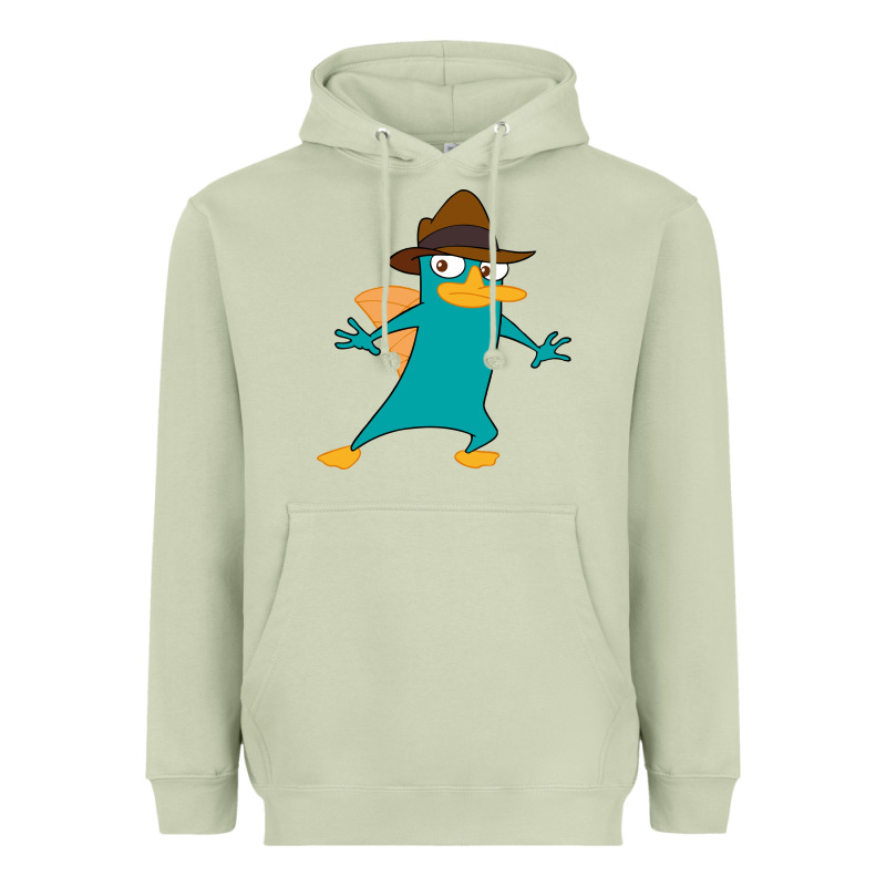 Perry The Platypus Heavyweight Hoodie by InspiraDesign | Teevron