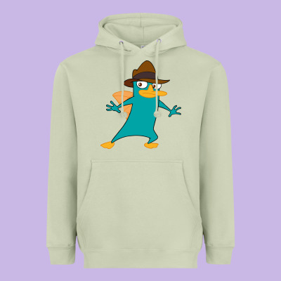 Perry The Platypus Heavyweight Hoodie Designed By Inspiradesign