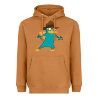 Meerkat Perry The Platypus Heavyweight Hoodie - InspiraDesign