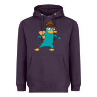Plum Perry The Platypus Heavyweight Hoodie - InspiraDesign