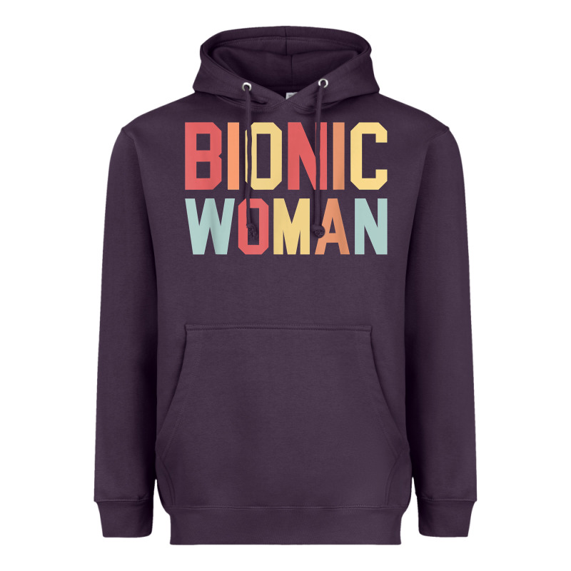 Bionic Woman Injury Accident Broken Hip Leg Arm Surgery T Shirt Heavyweight Hoodie by InspiraDesign | Teevron