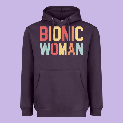 Bionic Woman Injury Accident Broken Hip Leg Arm Surgery T Shirt Heavyweight Hoodie Designed By Inspiradesign