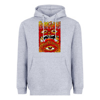 Heather Grey Kite fly Heavyweight Hoodie - InspiraDesign