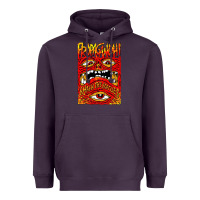 Plum Kite fly Heavyweight Hoodie - InspiraDesign