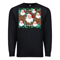 Black santa Premium Sweatshirt - JahusDesignShop